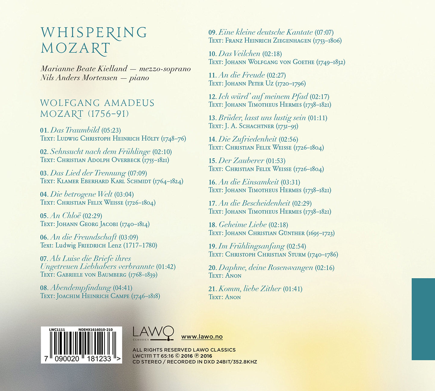 Whispering Mozart