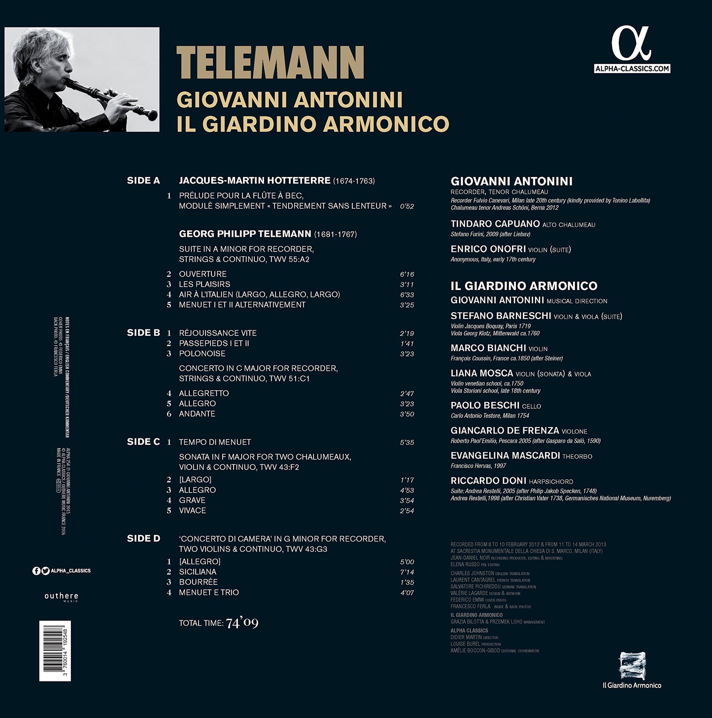 TELEMANN (VINYL)