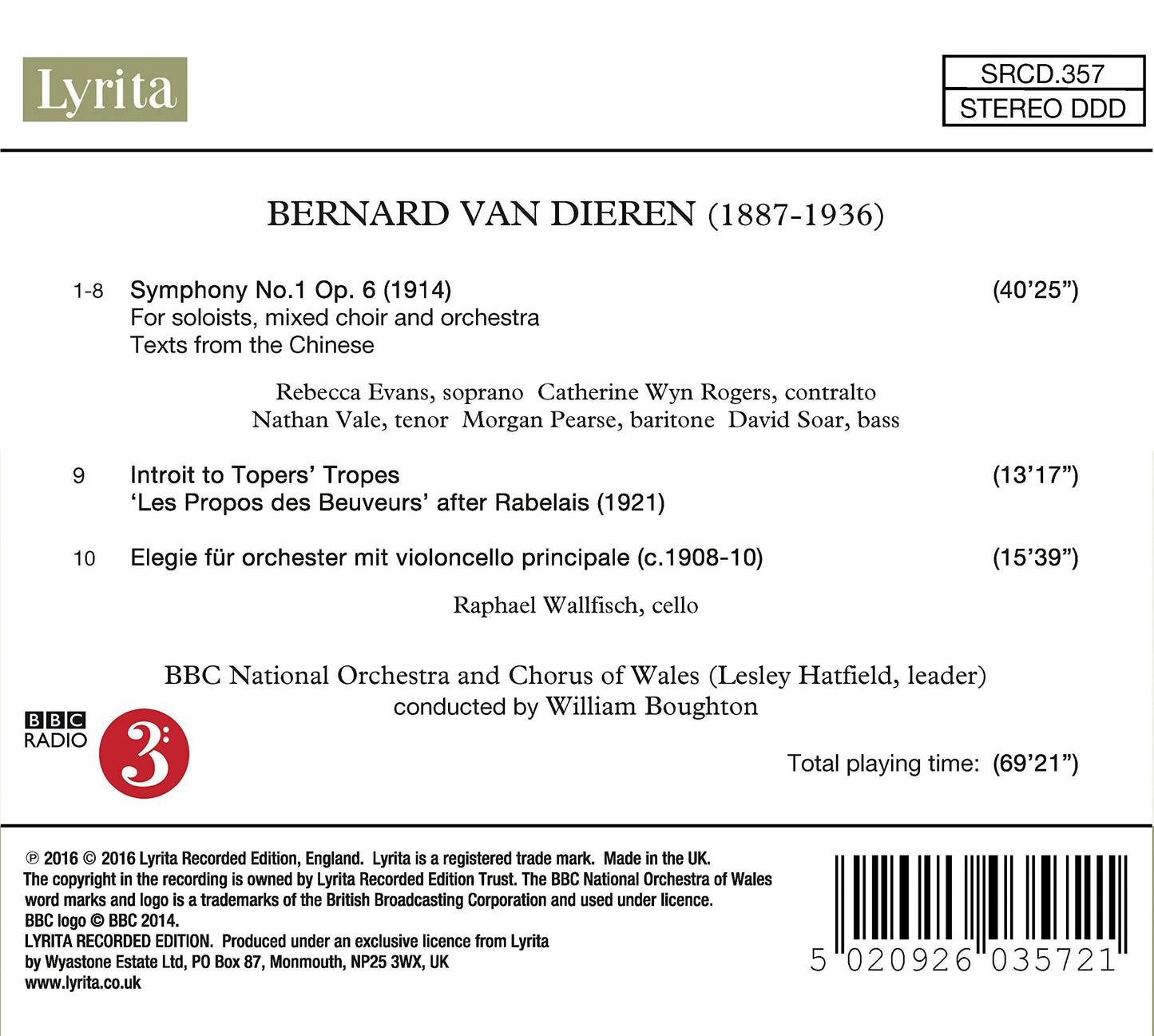 Dieren: Symphony No. 1, Op. 6 "Chinese"