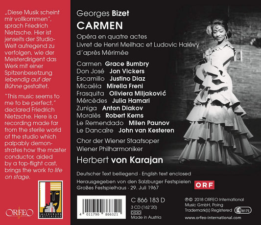Bizet: Carmen, WD 31 (Live)