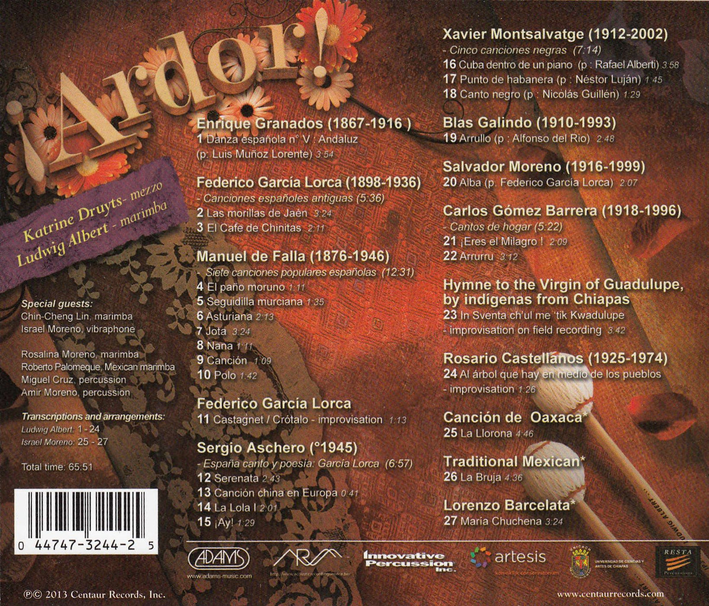 ARDOR: SONGS FROM SPAIN & MEXI