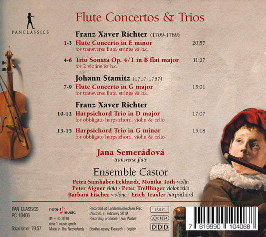 Richter - Stamitz: Flute Concertos & Trios