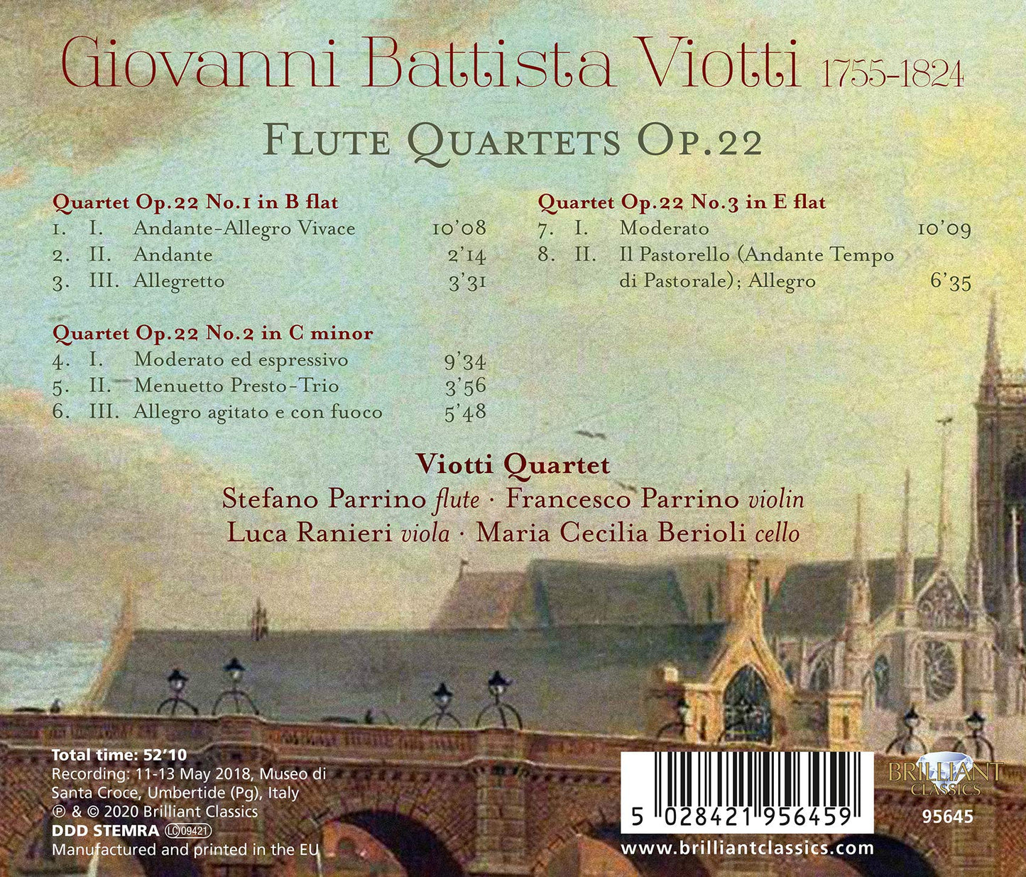 Viotti: Flute Quartets, Op. 22