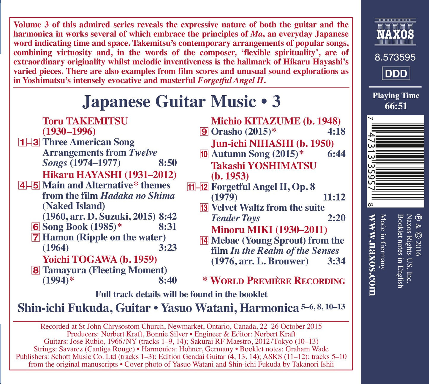 Japanese Guitar Music, Vol. 3