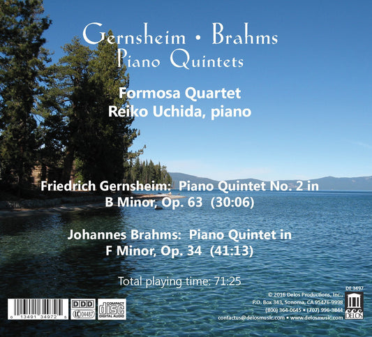 Gernsheim & Brahms: Piano Quintets, Opp. 63 & 34