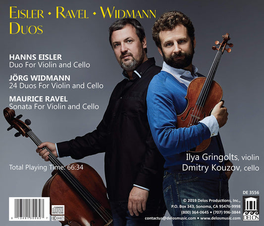 Eisler - Ravel - Widmann: Duos