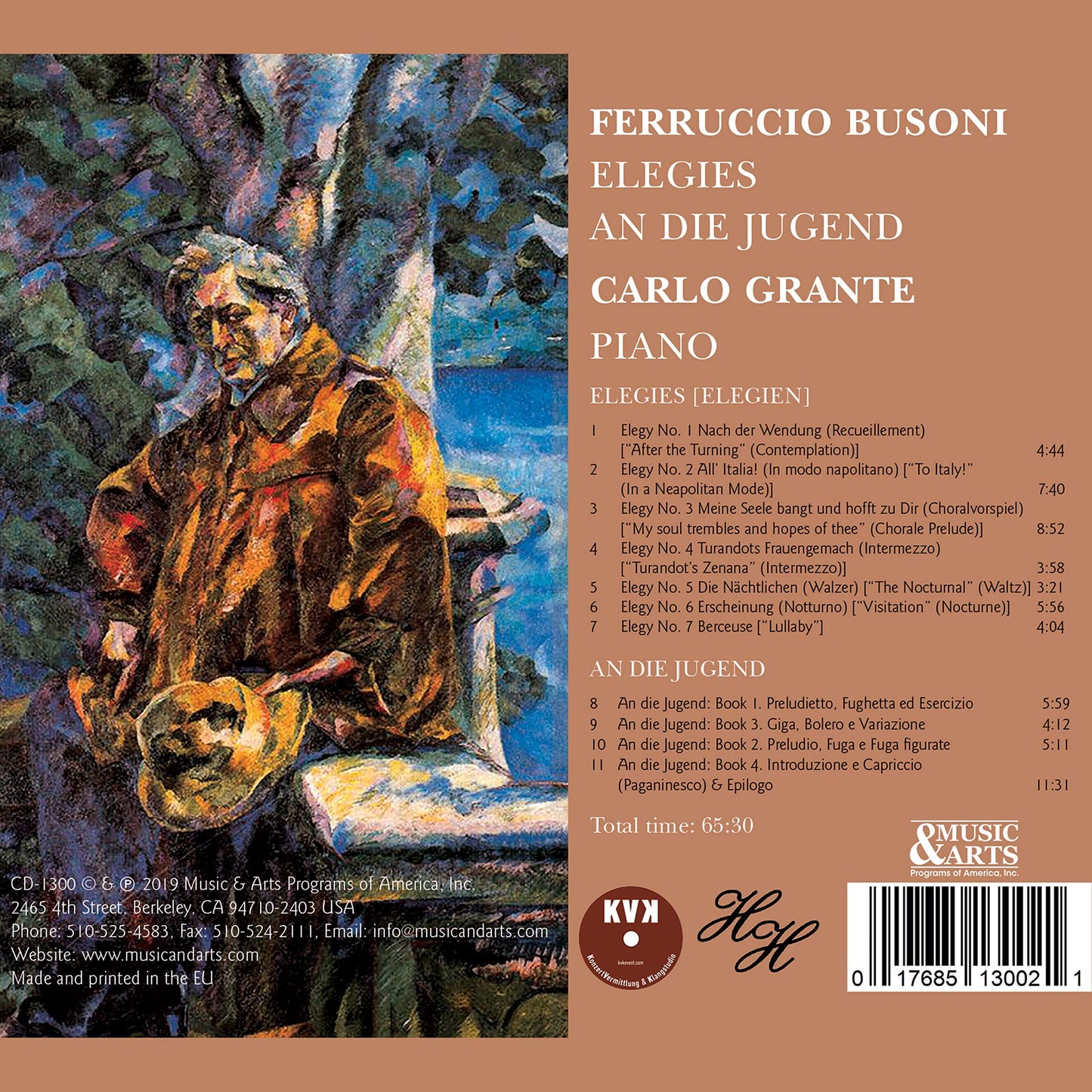 Busoni: Élégien & An die Jugend
