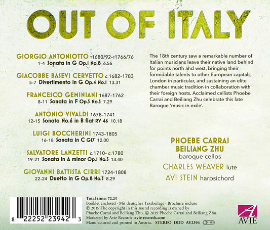 Out of Italy