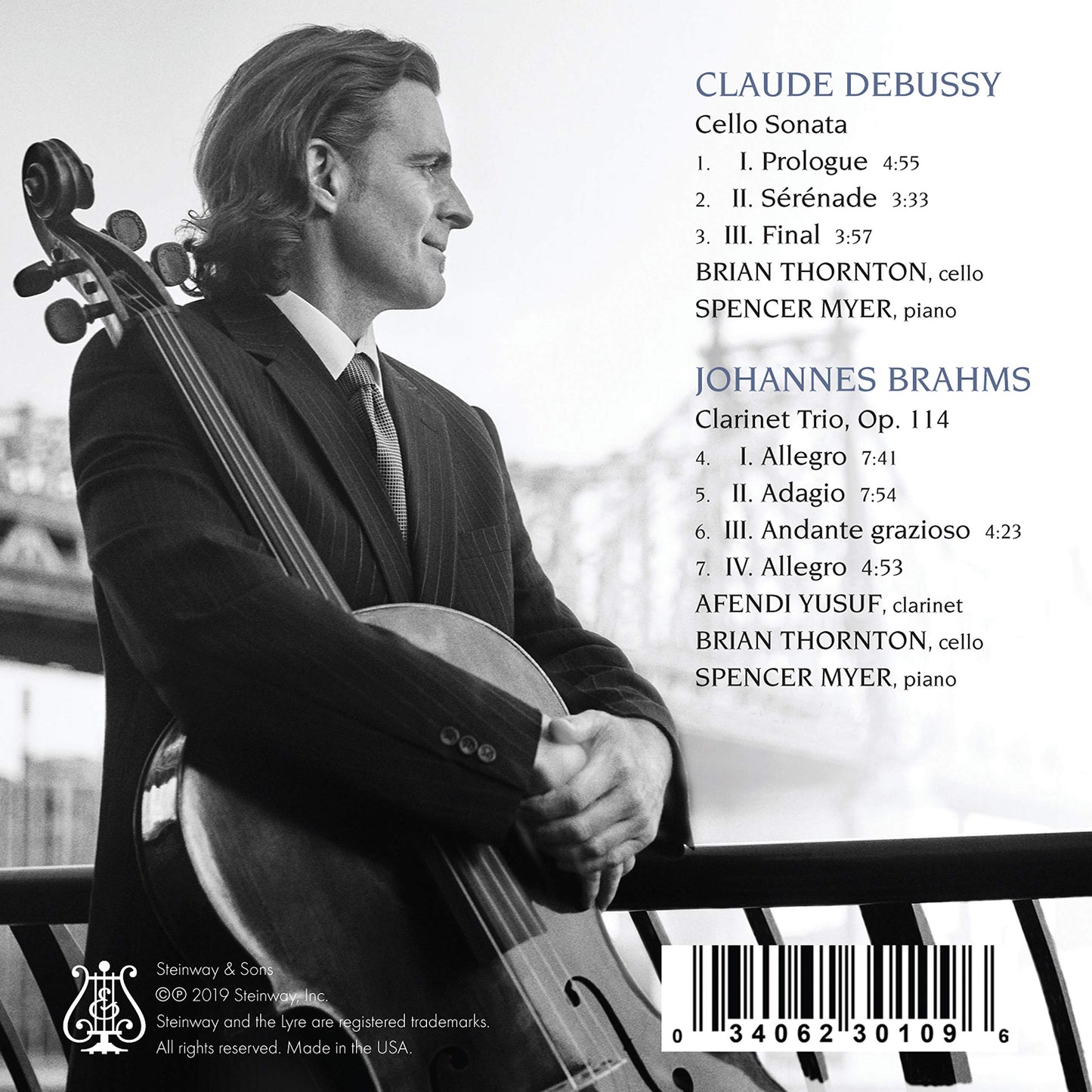 Debussy: Cello Sonata, L. 135 - Brahms: Clarinet Trio, Op. 1