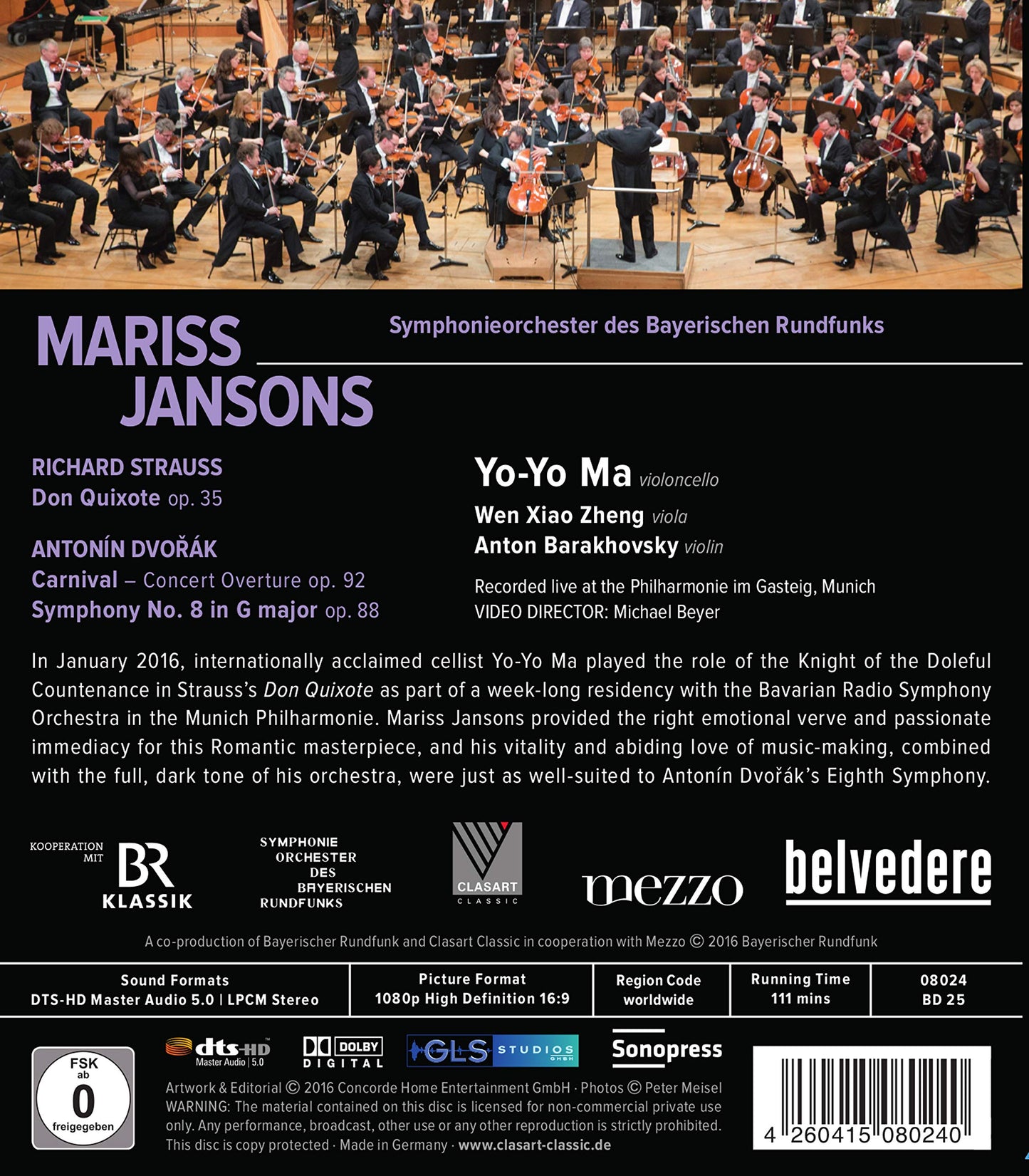 Strauss: Don Quixote - Dvorák: Symphony No. 8