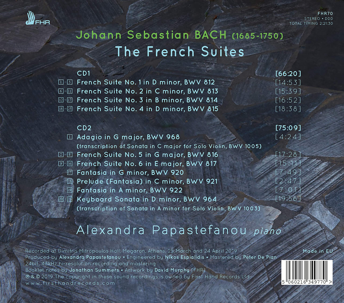 J.S. Bach: The French Suites