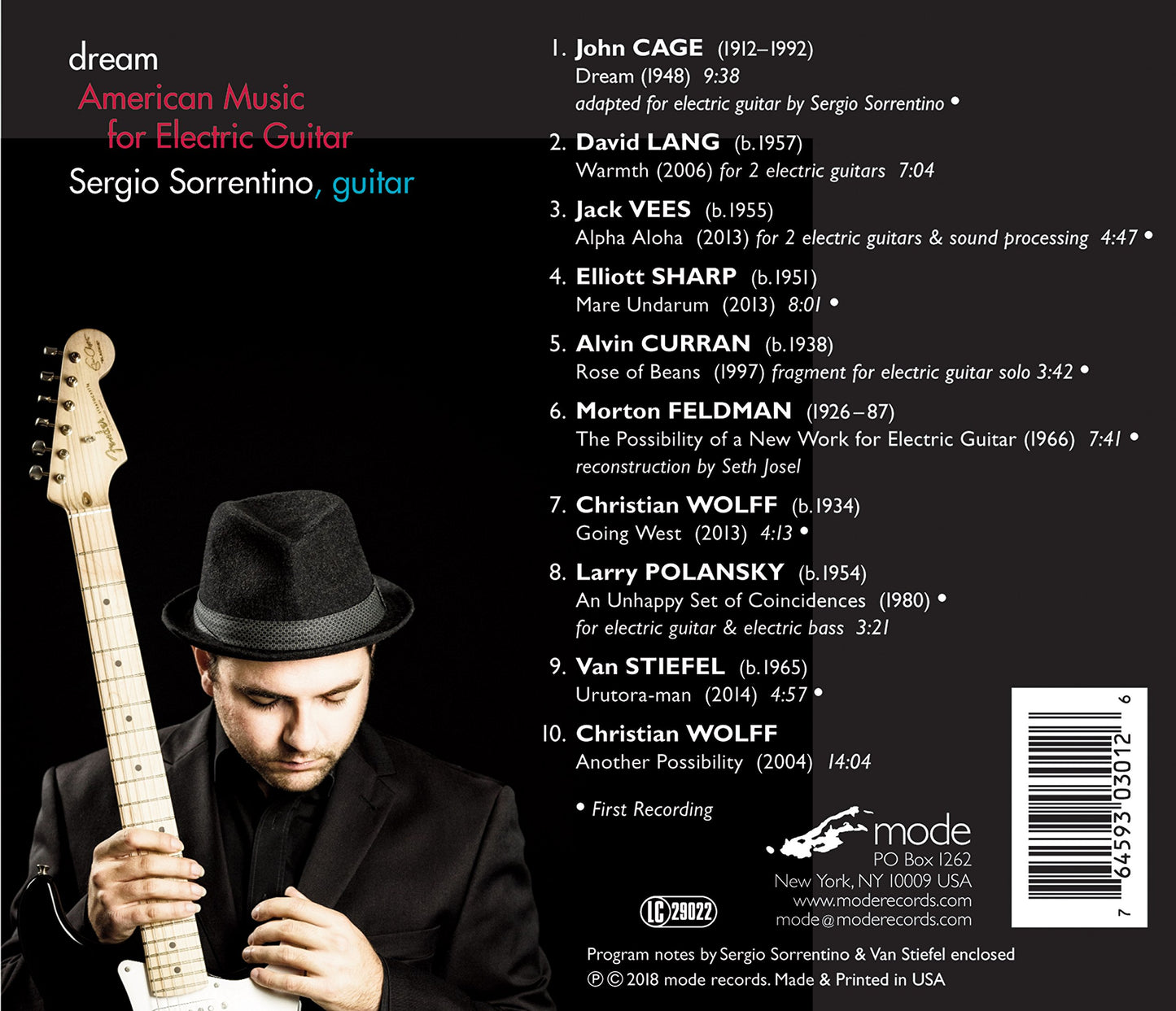 Dream: American Music for Electric Guitar