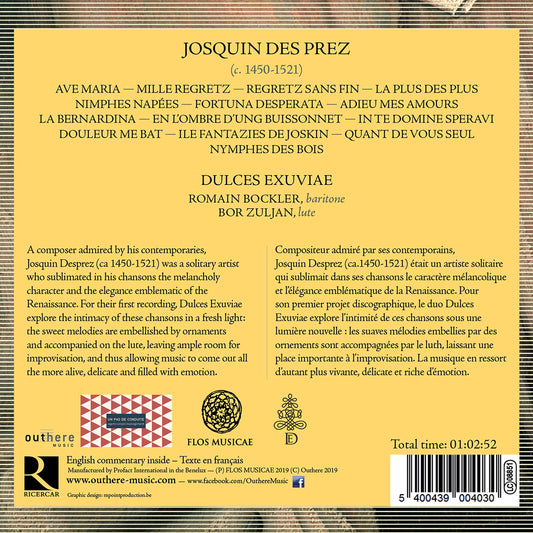 Josquin: Adieu mes amours