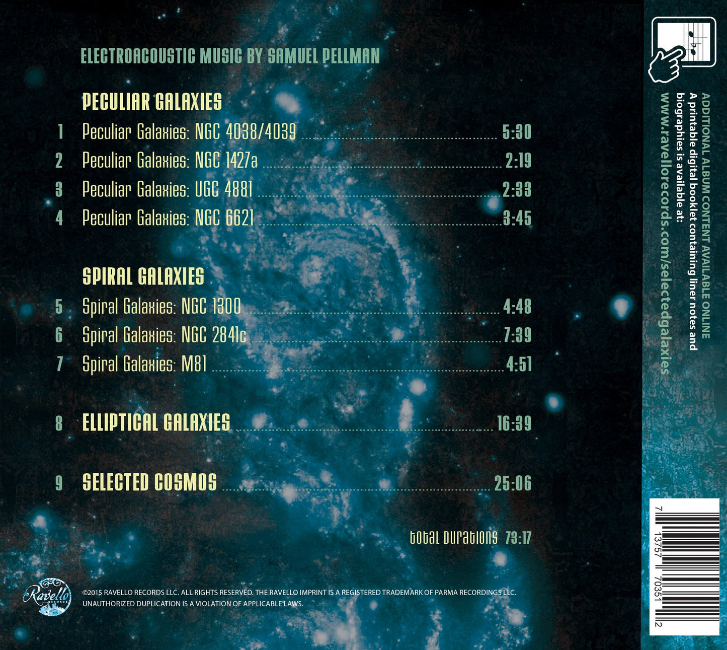 Samuel Pellman: Selected Galaxies