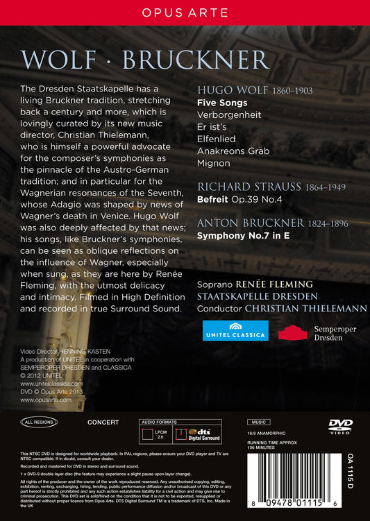 Bruckner: Symphony No. 7 - Wolf: Lieder