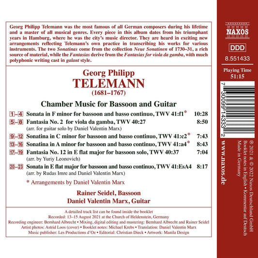 Sonatas for bassoon & guitar
