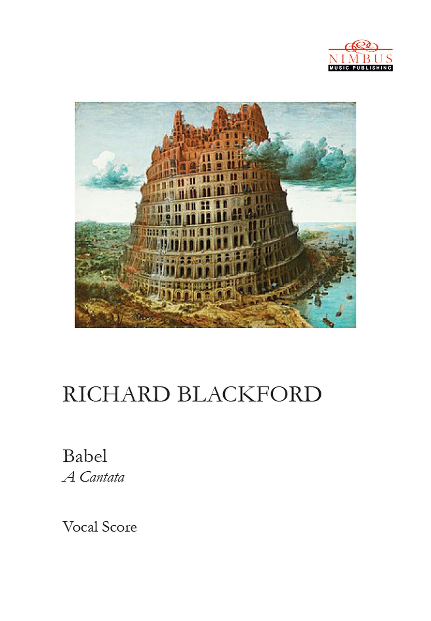 Blackford: Babel - A Cantata Vocal Score -, (BOOK)