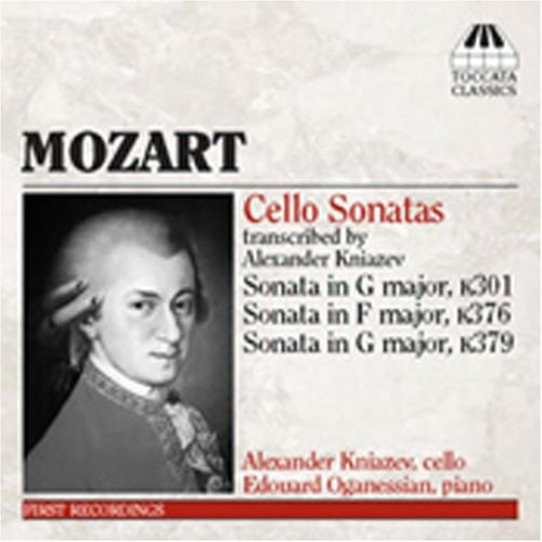 MOZART: Violin Sonatas Nos. 18, 24,  and 27 (arr. for Cello)