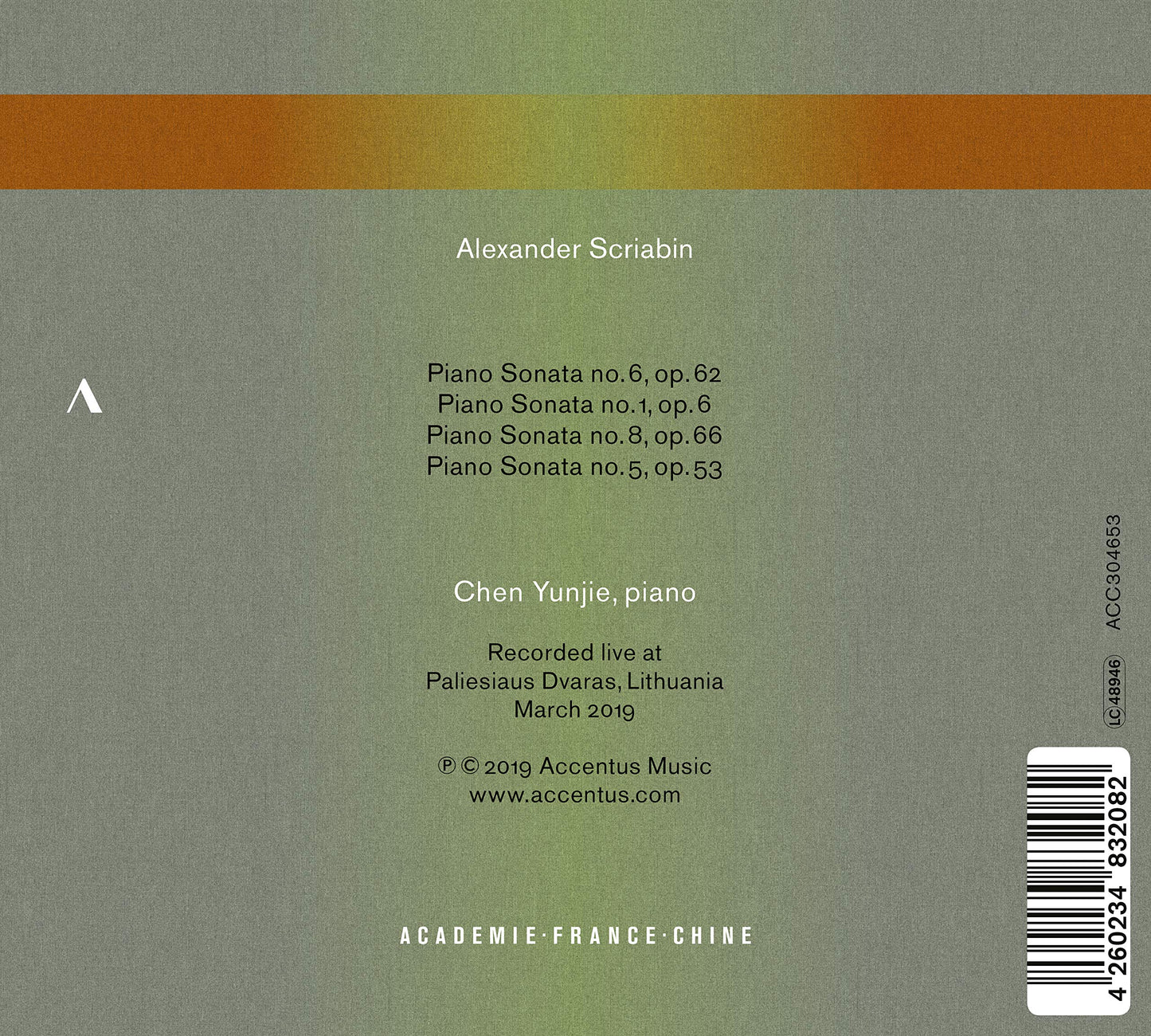 Scriabin: Piano SonatasNos. 1, 5, 6 & 8