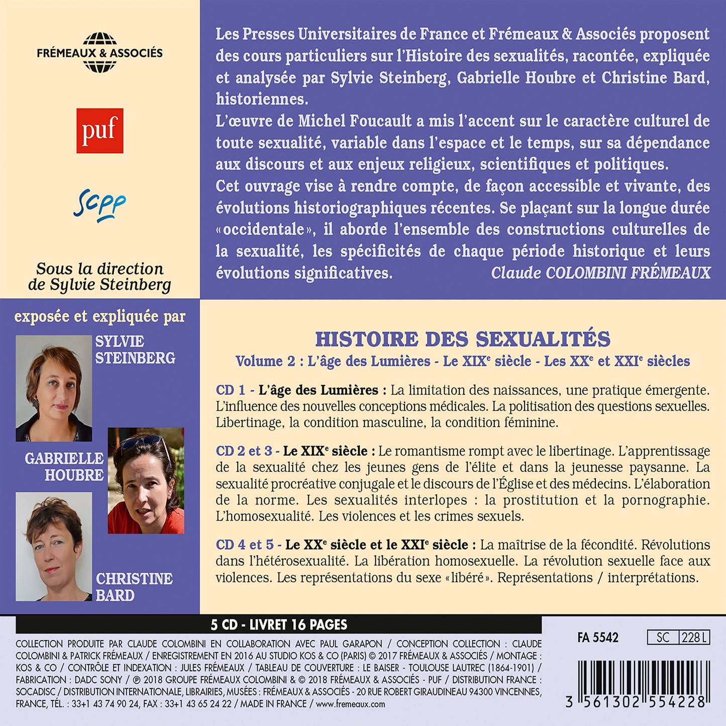 V2: HISTOIRE DES SEXUALITES