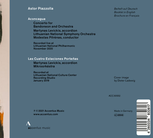 Astor Piazzolla: Aconcagua / Las Cuatro Estaciones Porteñas