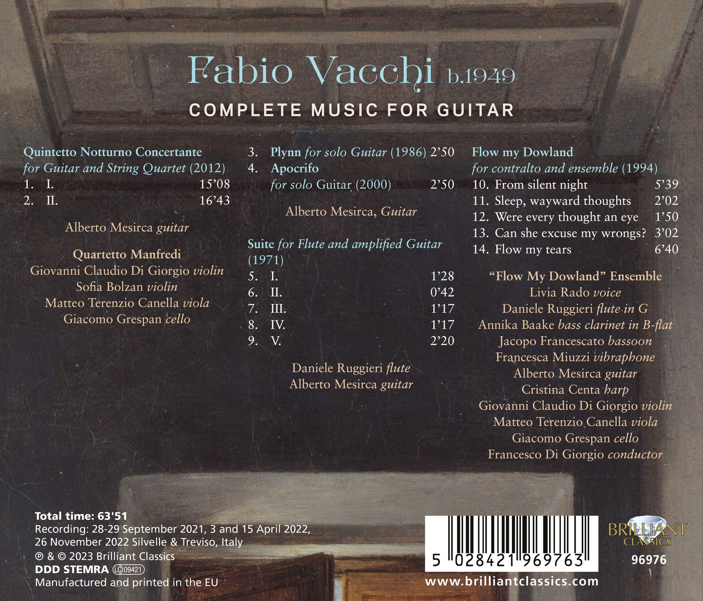 Vacchi: Complete Music For Guitar