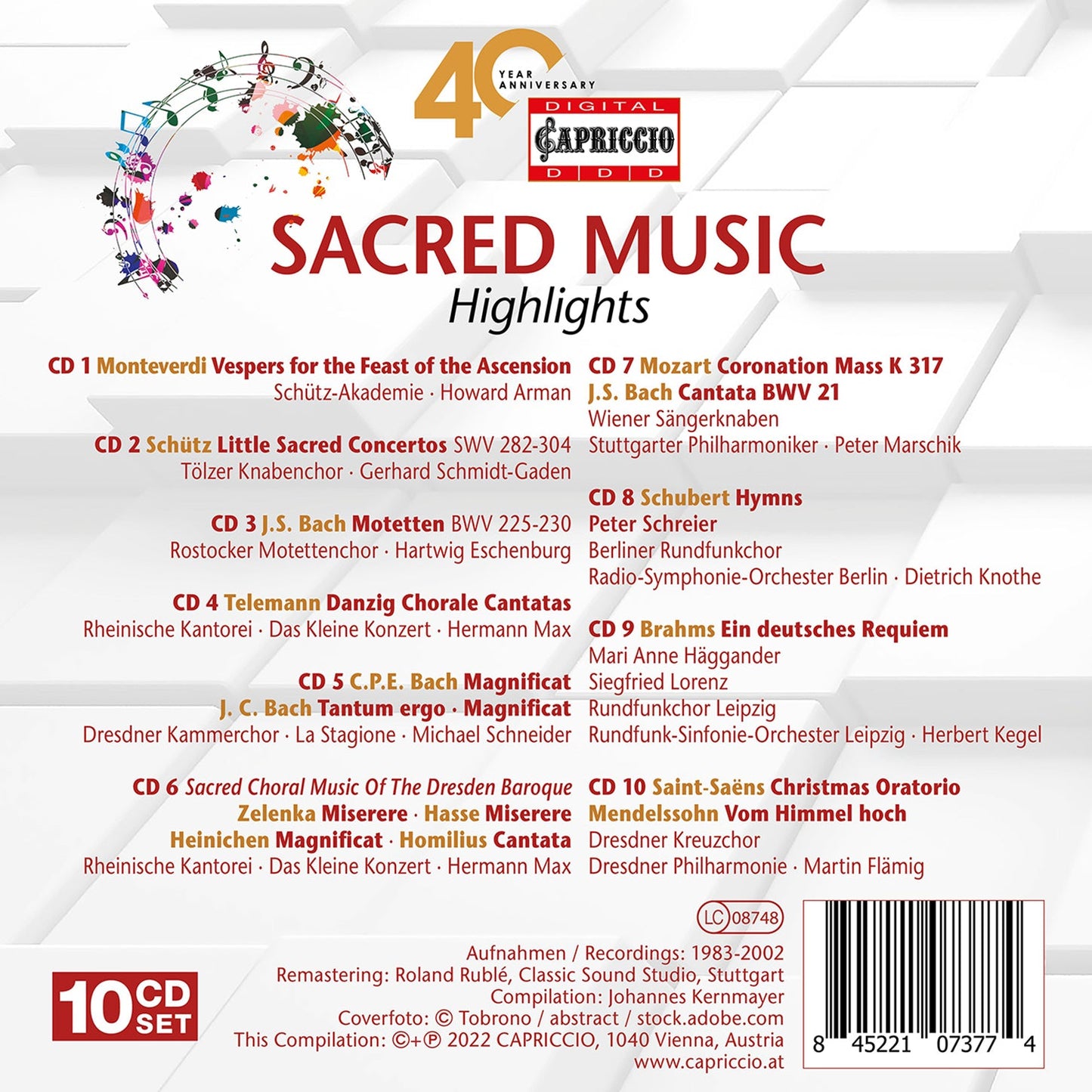 40Th Anniversary: Sacred Music