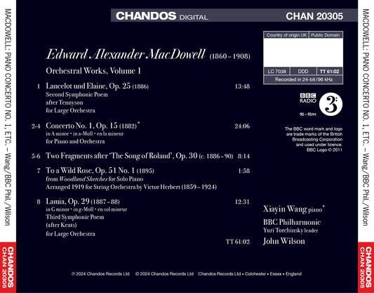 MacDowell: Orchestral Works, Vol. 1