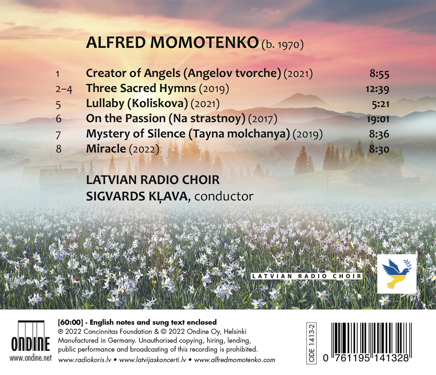 Momotenko: Creator Of Angels (Choral Works)