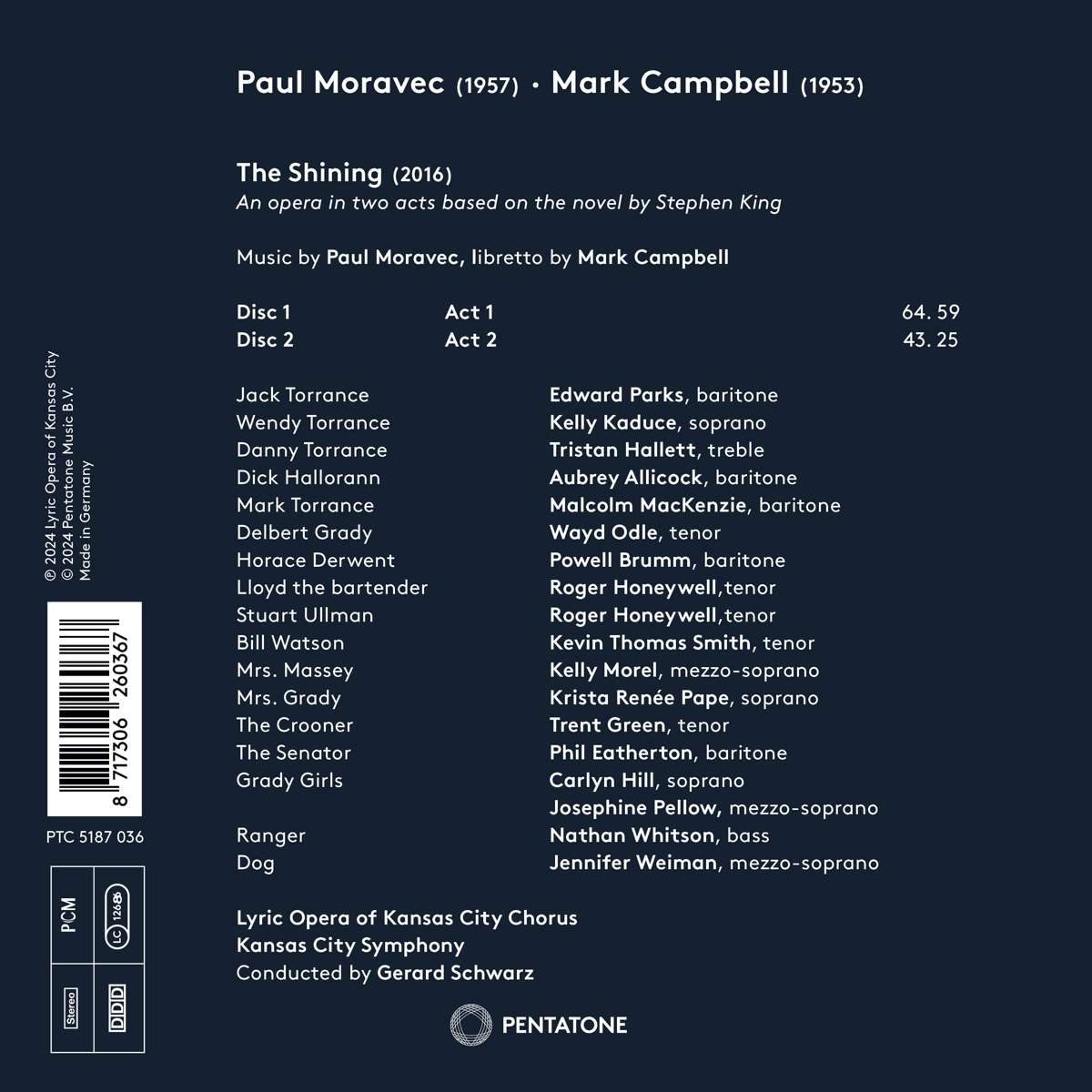 The Shining / Paul Moravec; Mark Campbell