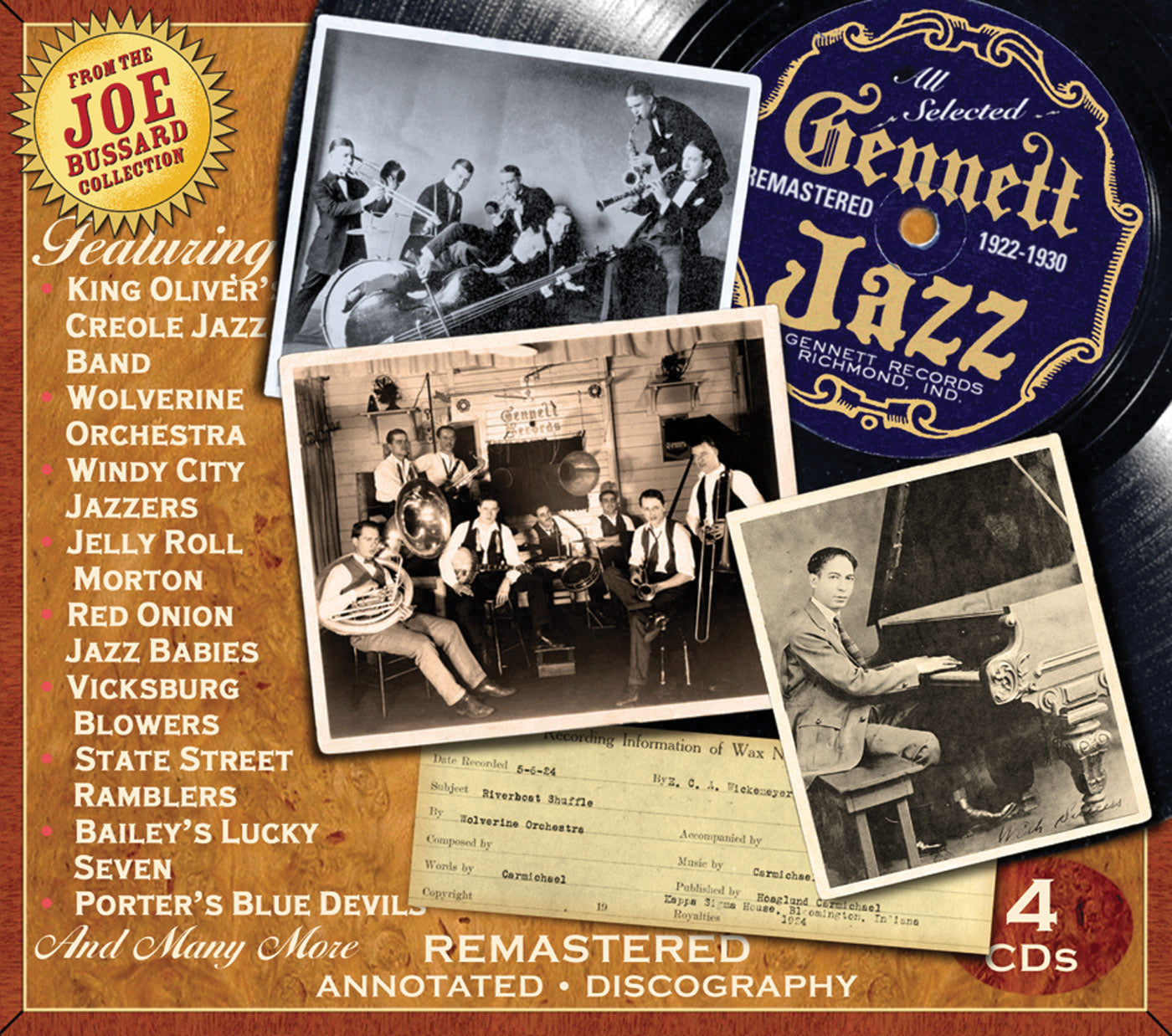 Gennett Jazz, 1922-1930