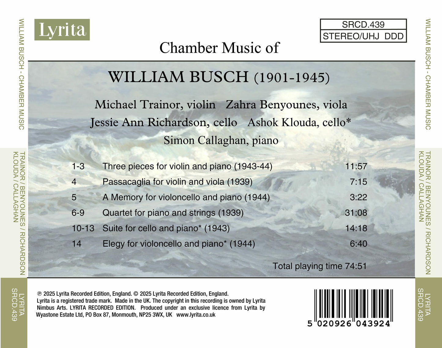 Chamber Music of William Busch