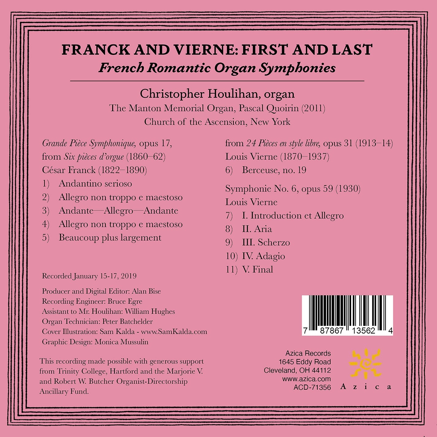 Franck & Vierne: First & Last