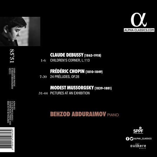 Debussy / Chopin / Mussorgsky: Abduraimov, Behzod