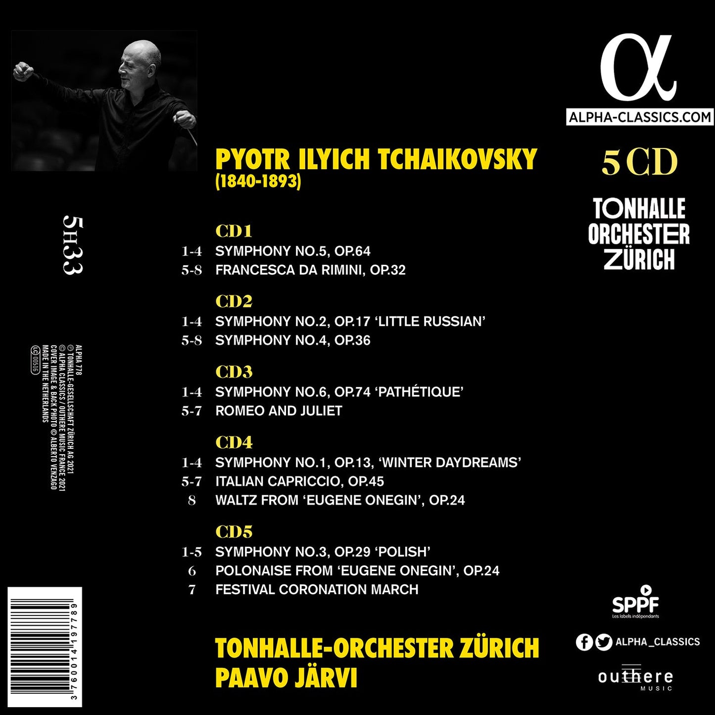 TCHAIKOVSKY SYMPHONIES