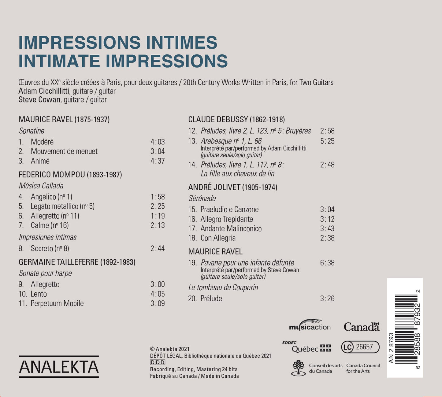 INTIMATE IMPRESSIONS