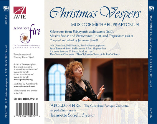 Christmas Vespers: Music of Michael Praetorius / Apollo's Fire