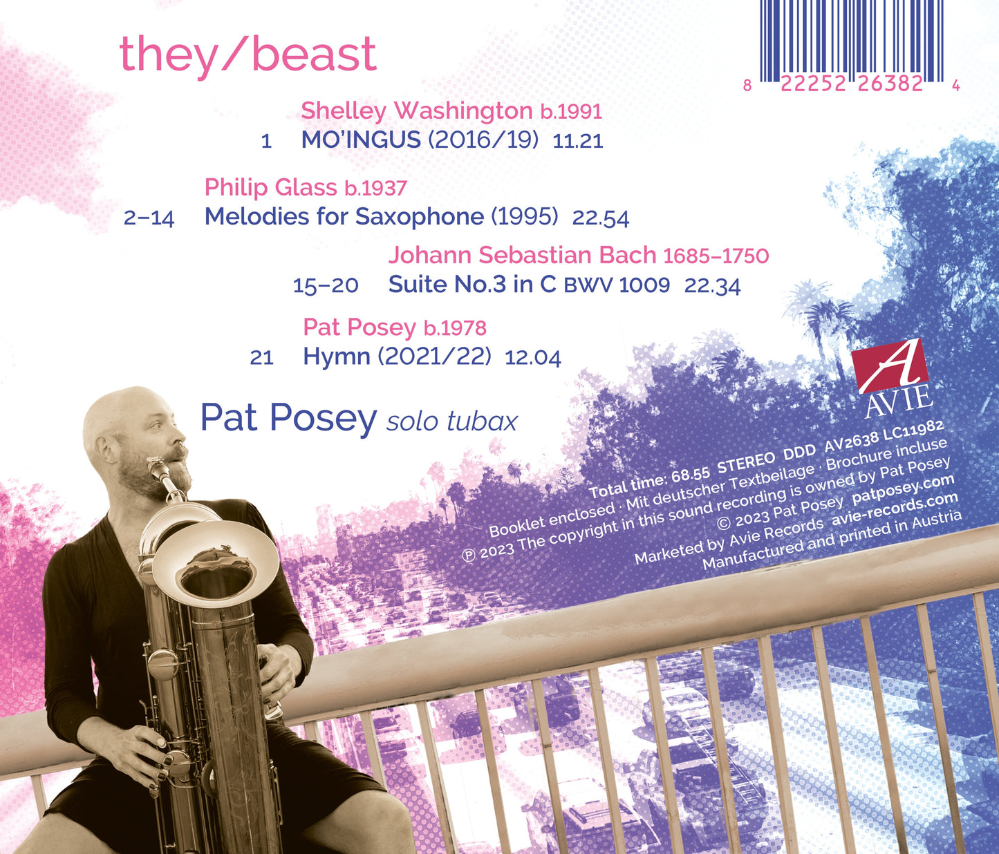 J.S. Bach, Glass, Posey & Washington: they/beast