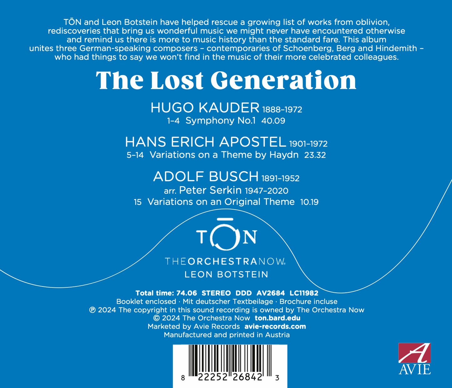 Apostel, Busch & Kauder: The Lost Generation