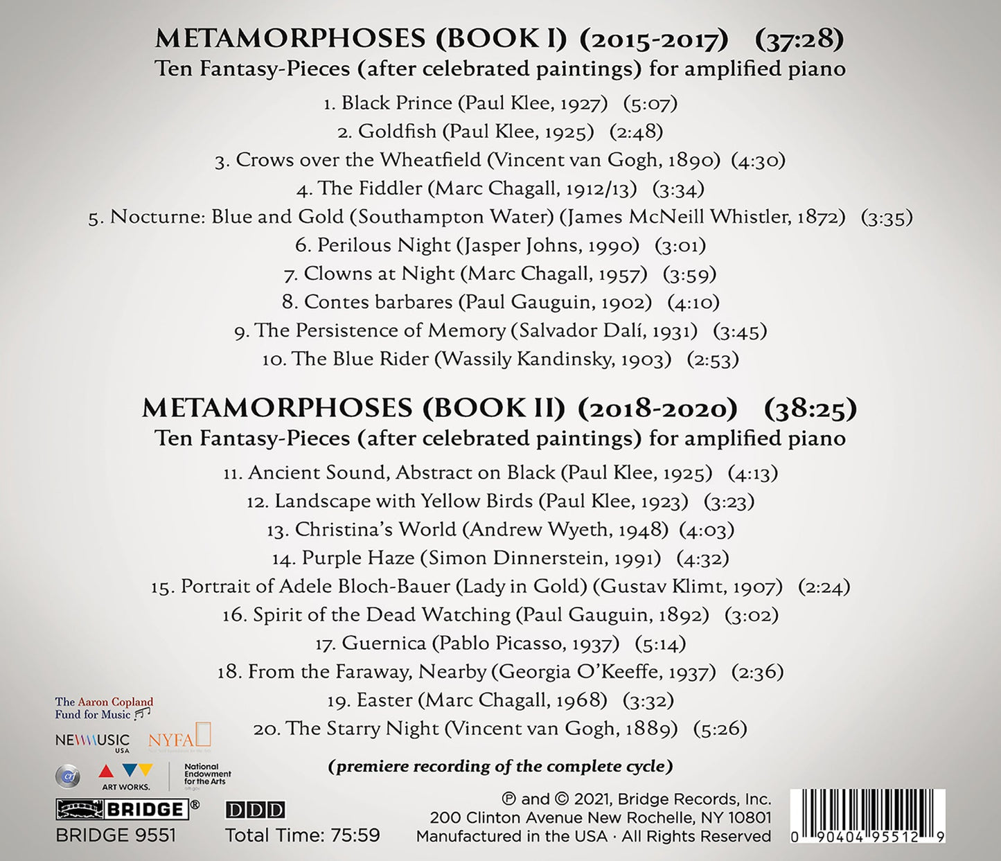METAMORPHOSES, BOOKS I AND II