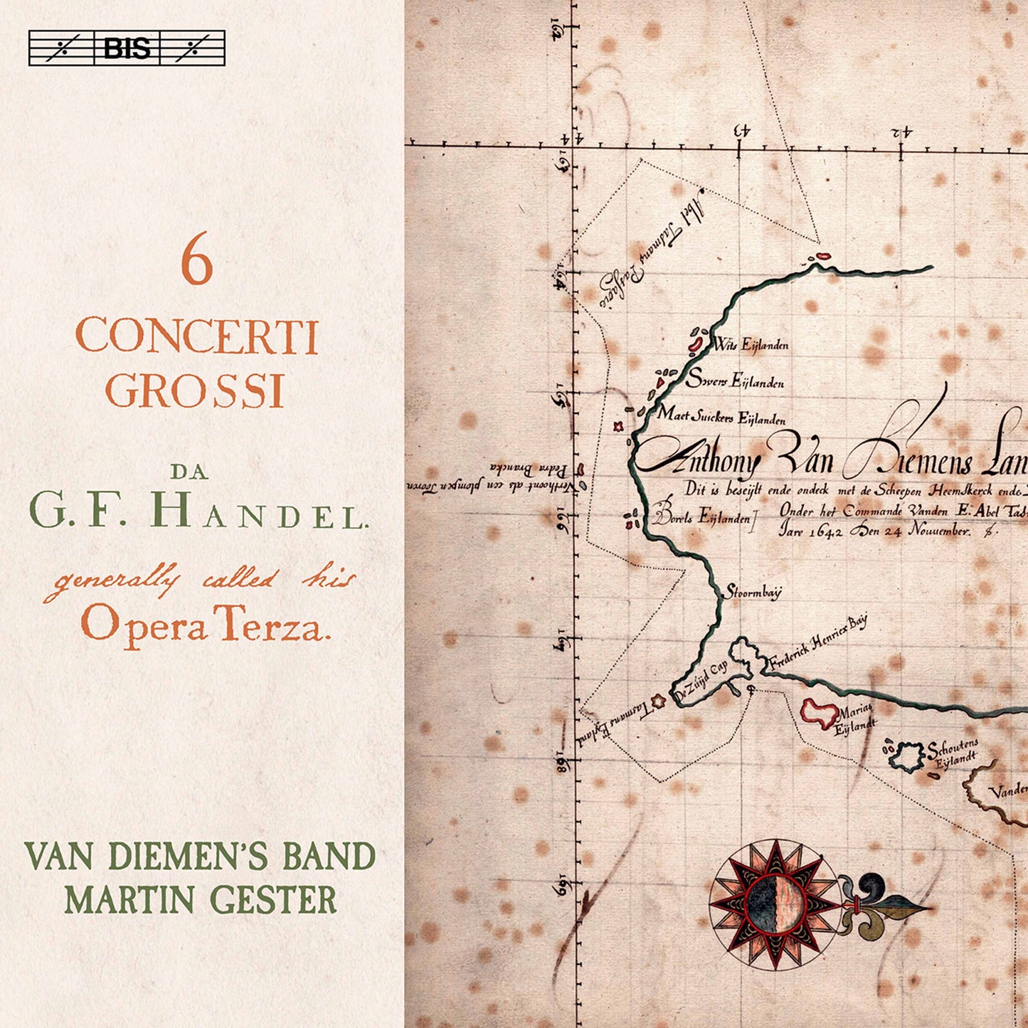 Handel: 6 Concerti Grossi, Op. 3 / Van Diemen's Band; Martin Gester