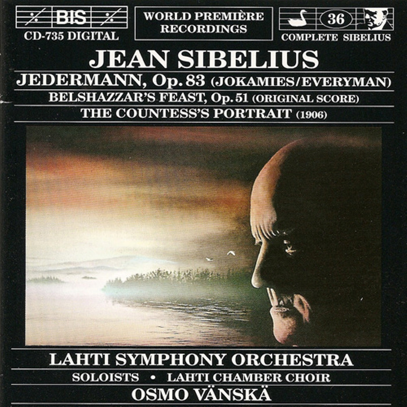 SIBELIUS: Jedermann, Op. 83 / Belshazzar's Feast, Op. 51 / T