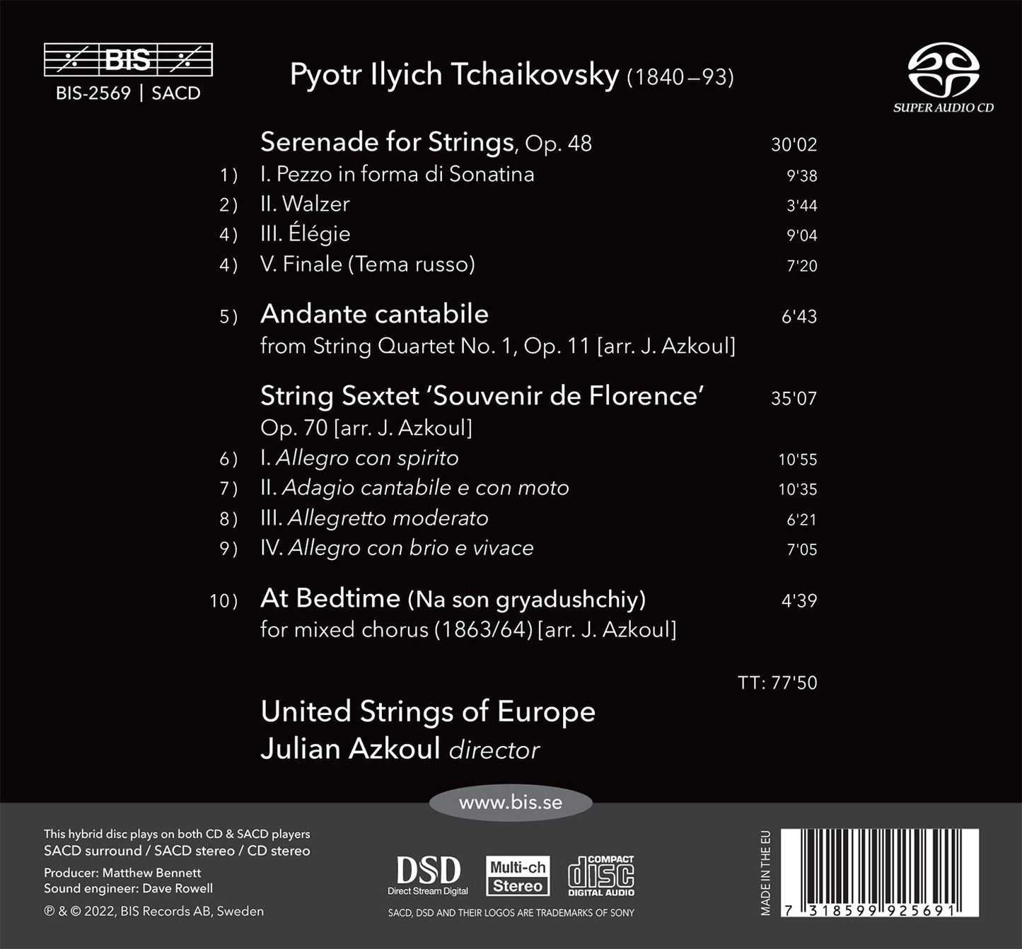 Tchaikovsky: Serenade