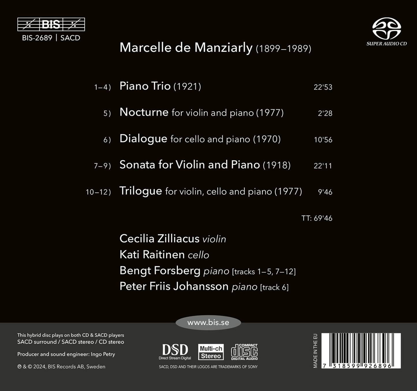 Manziarly: Chamber Works