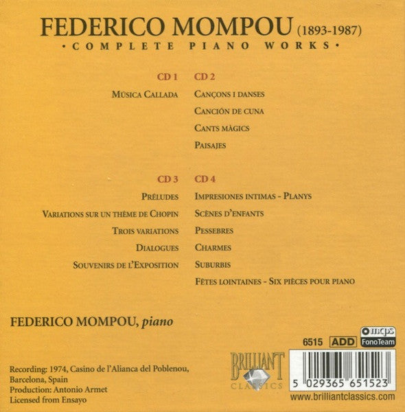 COMPLETE PIANO WORKS