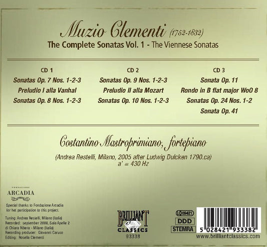 V 1: COMPLETE SONATAS