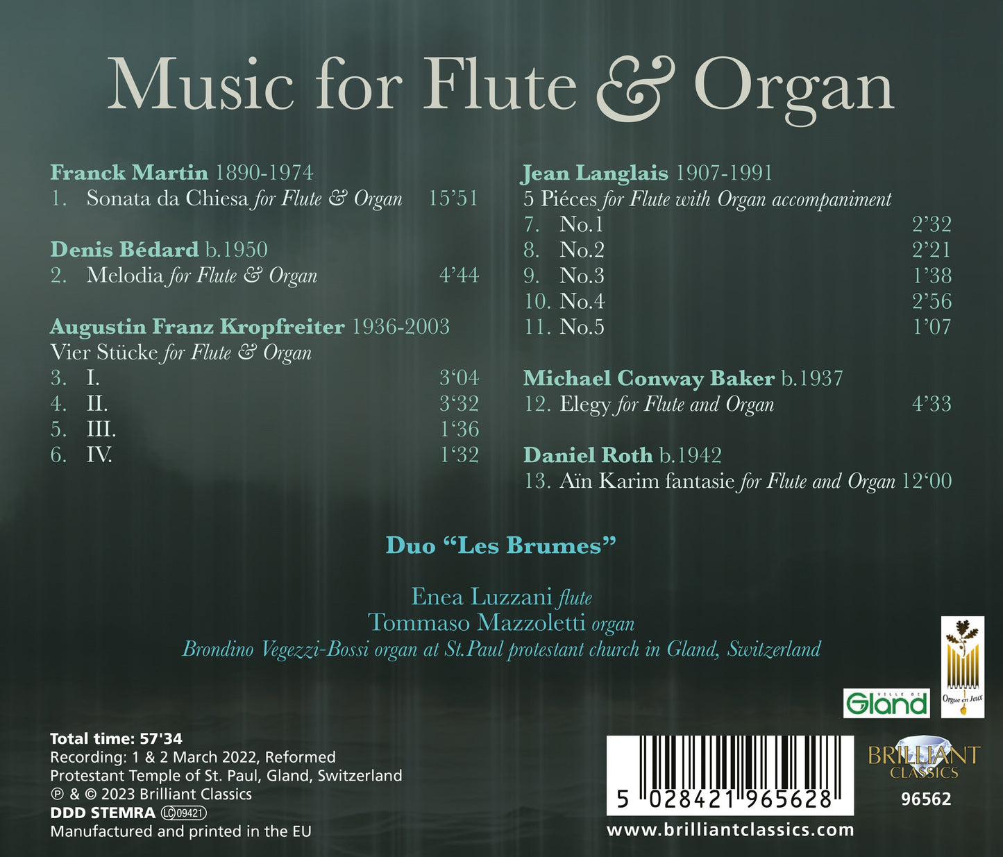 Martin, Bedard, Kropfreiter, Langlais, Baker & Roth: Music F