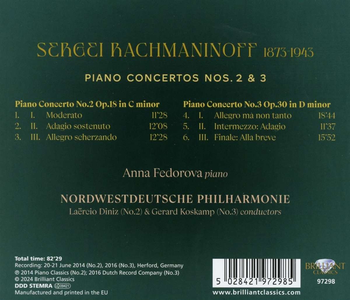 Rachmaninoff: Piano Concerto Nos. 2 & 3