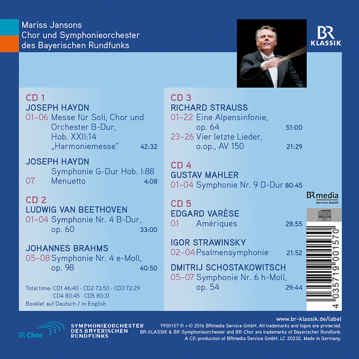 Portrait (Live) / Symphonieorchester des Bayerischen Rundfunks