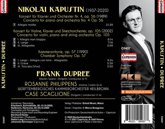 Nicolai Kapustin: Piano Concerto No. 4 - Concerto For Violin